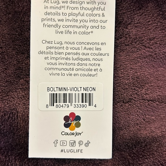 BNWT - LUG Bolt Mini Pouch (violet) - Picture 4 of 4